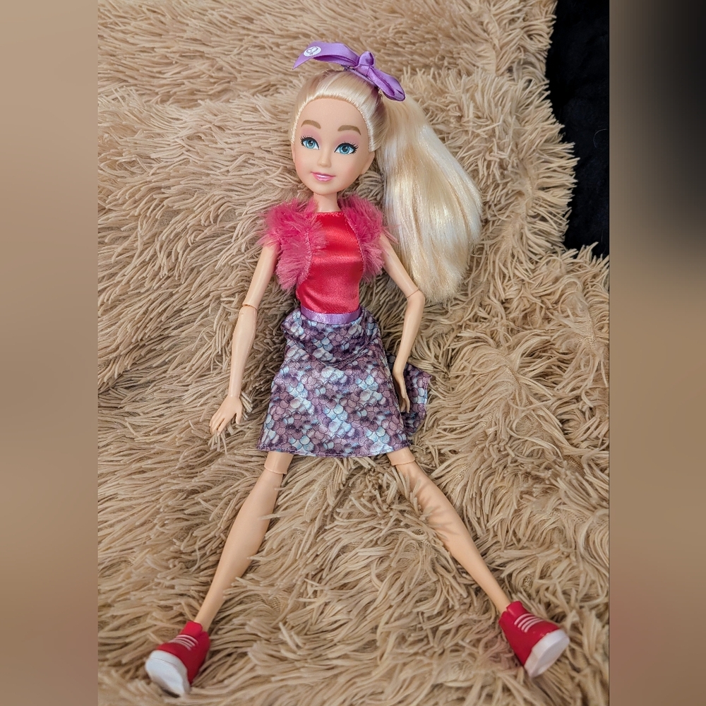 Fashion Doll with Pink & Purple Accessories